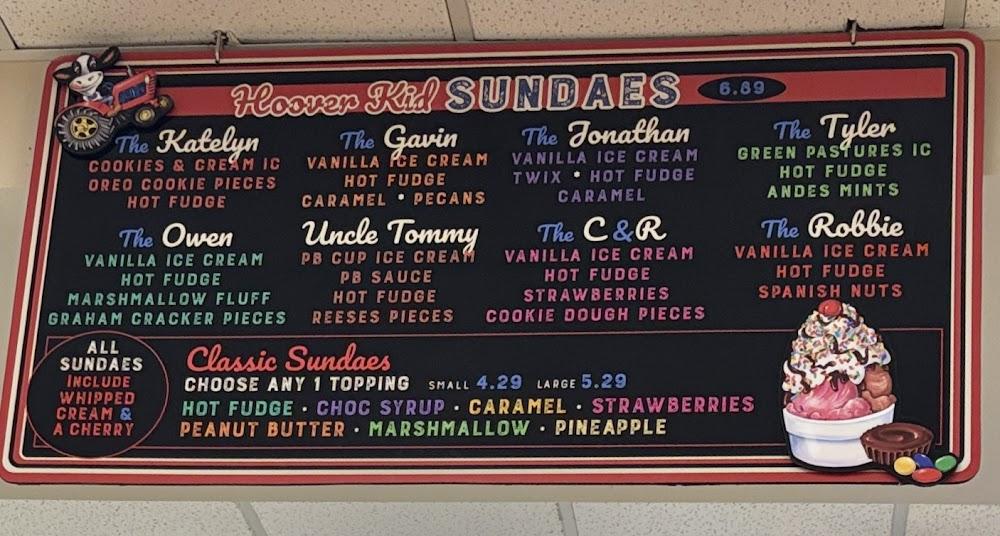 Hoover's Restaurant Menu image 1