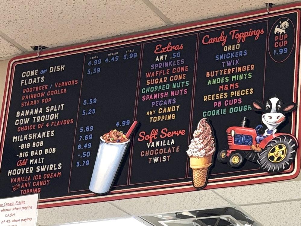 Hoover's Restaurant Menu image 3
